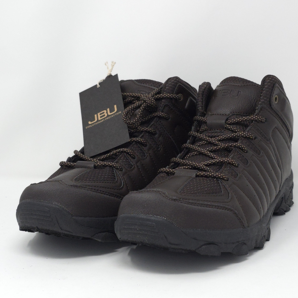 JBU Torrence Boots Brown Water Resistant Lace-Up Hiking 10M